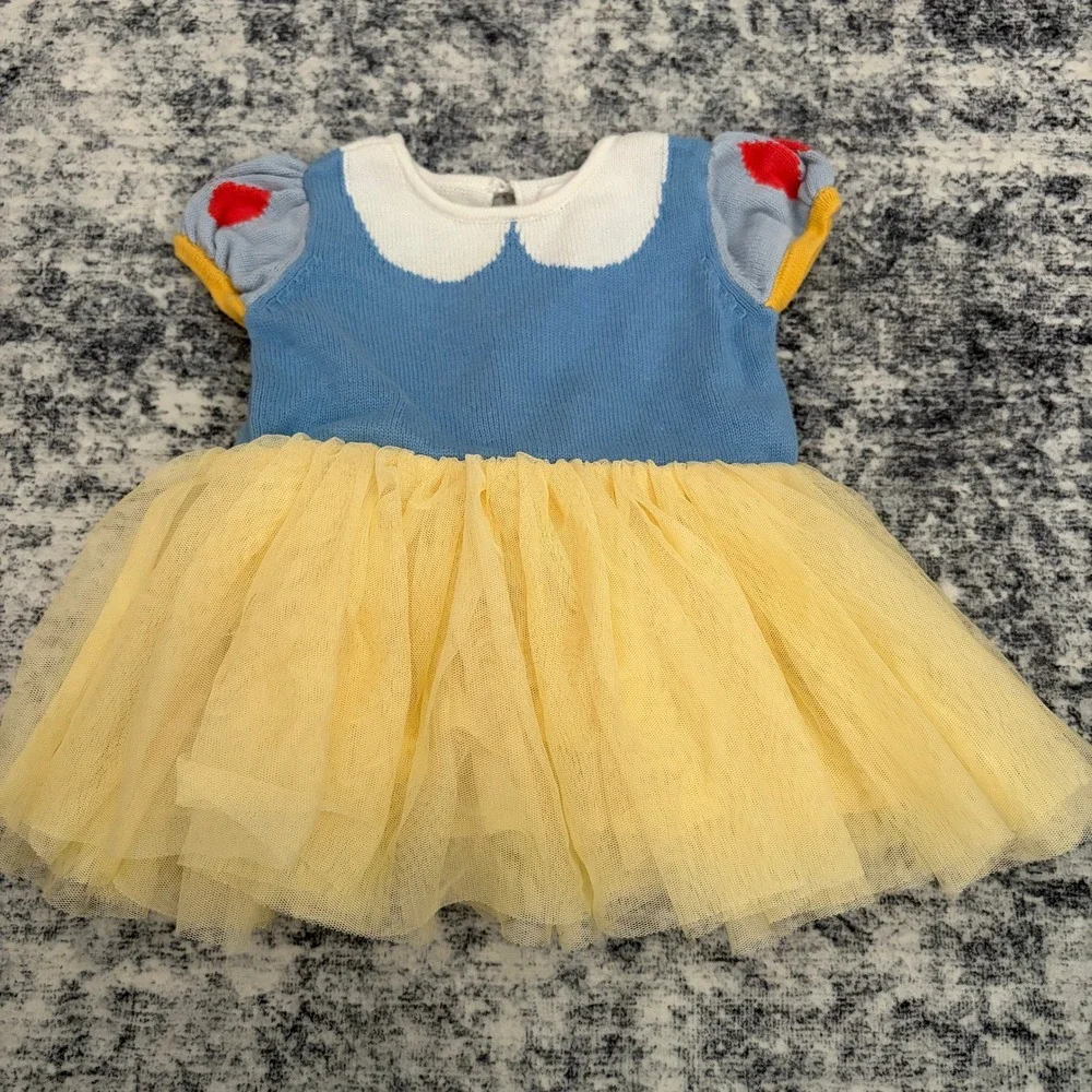 Baby Gap Disney Snow White Tulle Tutu Costume Dress 3-6 Months Infant Halloween